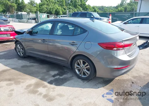 2018 Hyundai Elantra Sel из США, поврежденный, VIN 5NPD84LF0JH272778